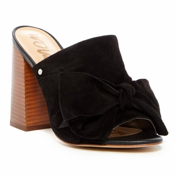 Sam Edelman Shoes - Sam Edelman Yumi Suede Slide Mule Heels